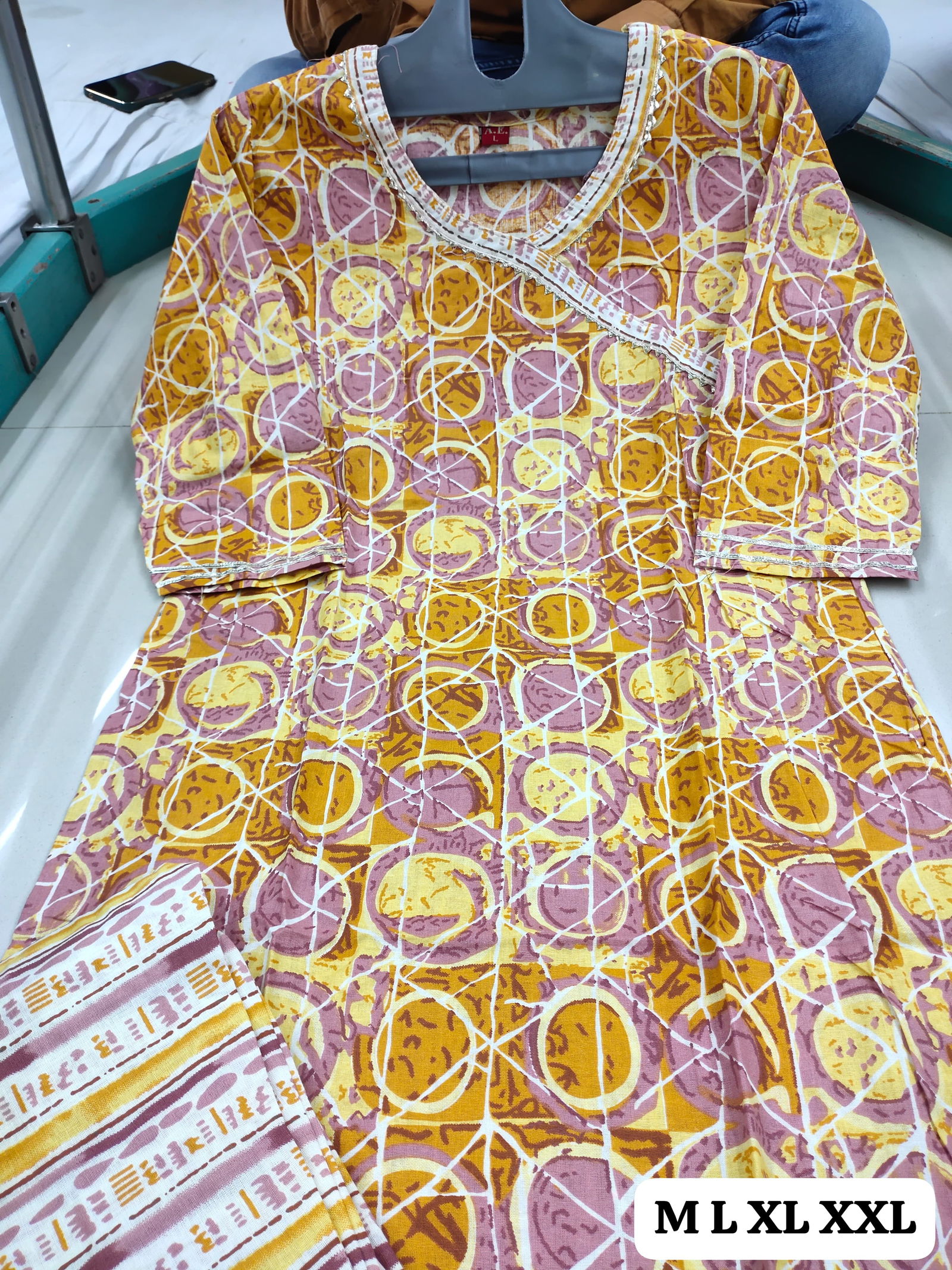 Virat Printed Cotton Kurti With Bottom Catalog